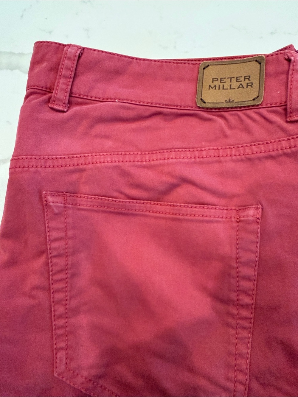 Peter Millar Coral-Pink Casual Pants